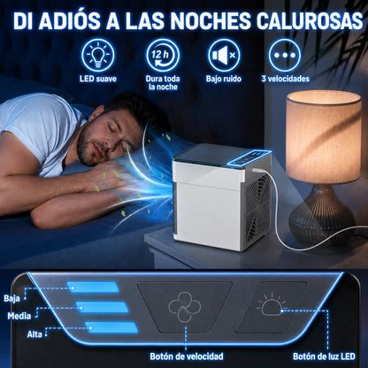 Mini Enfriador de Aire Portátil - Refresca y Purifica tu Espacio - Imagen 10